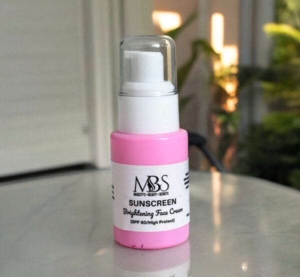 Sunscreen Brightening face cream