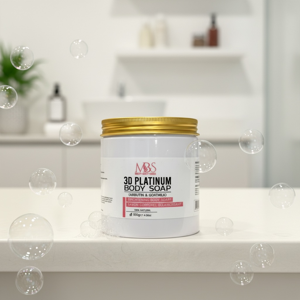 3D Platinum Body Soap (500g)