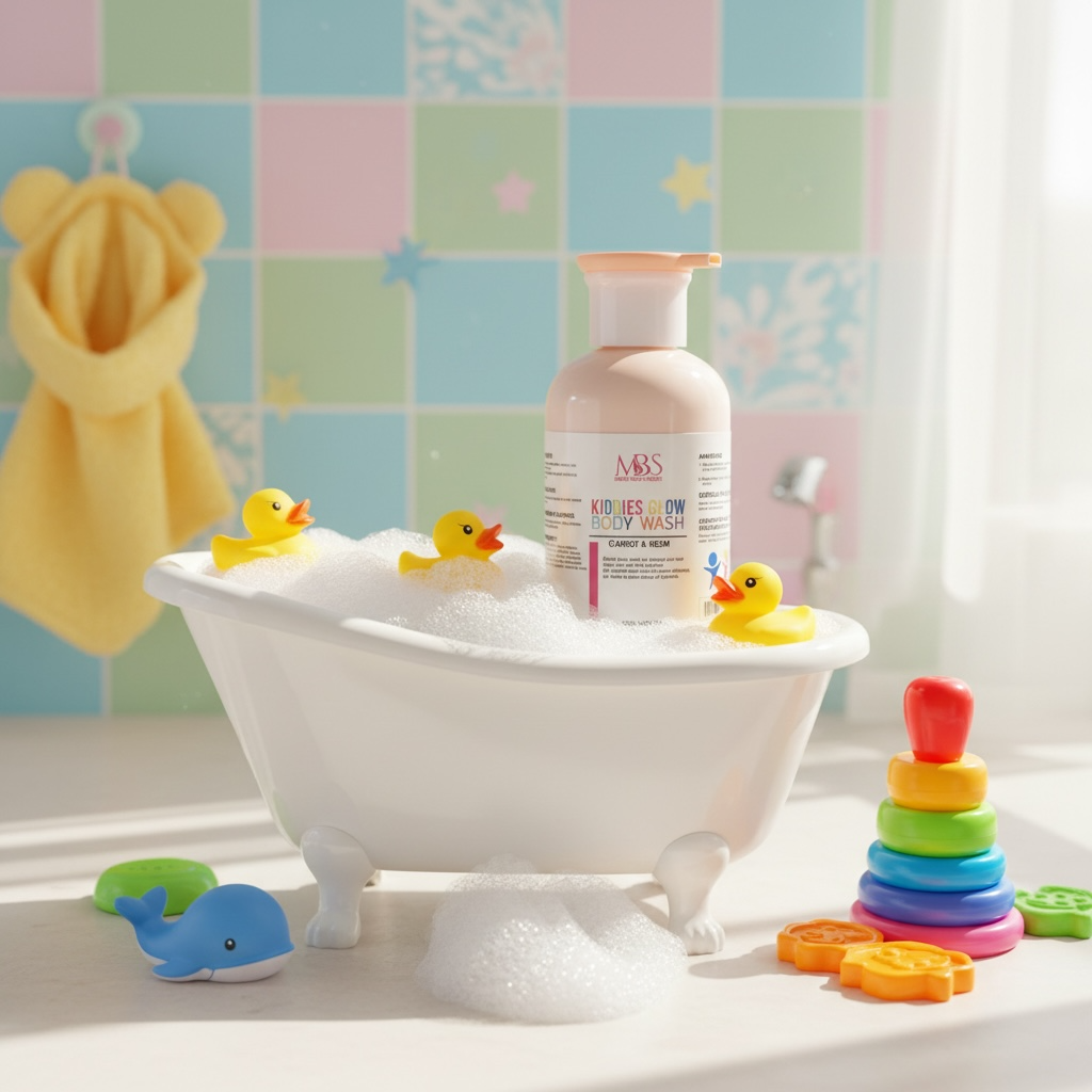 Kiddies glow body wash