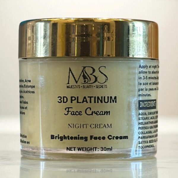 3D Platinum Face Cream