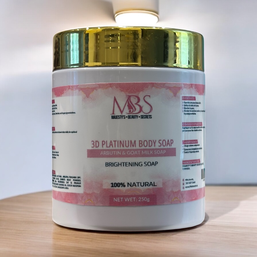 3D Platinum Body Soap (250g)