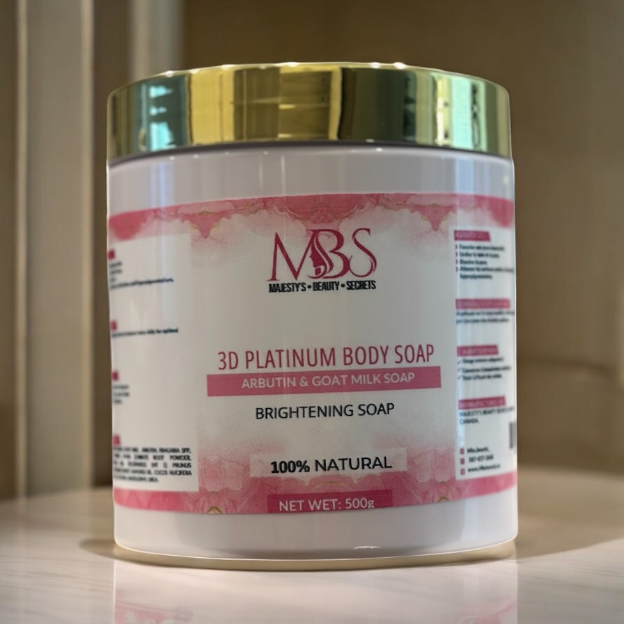 3D Platinum Body Soap (500g)