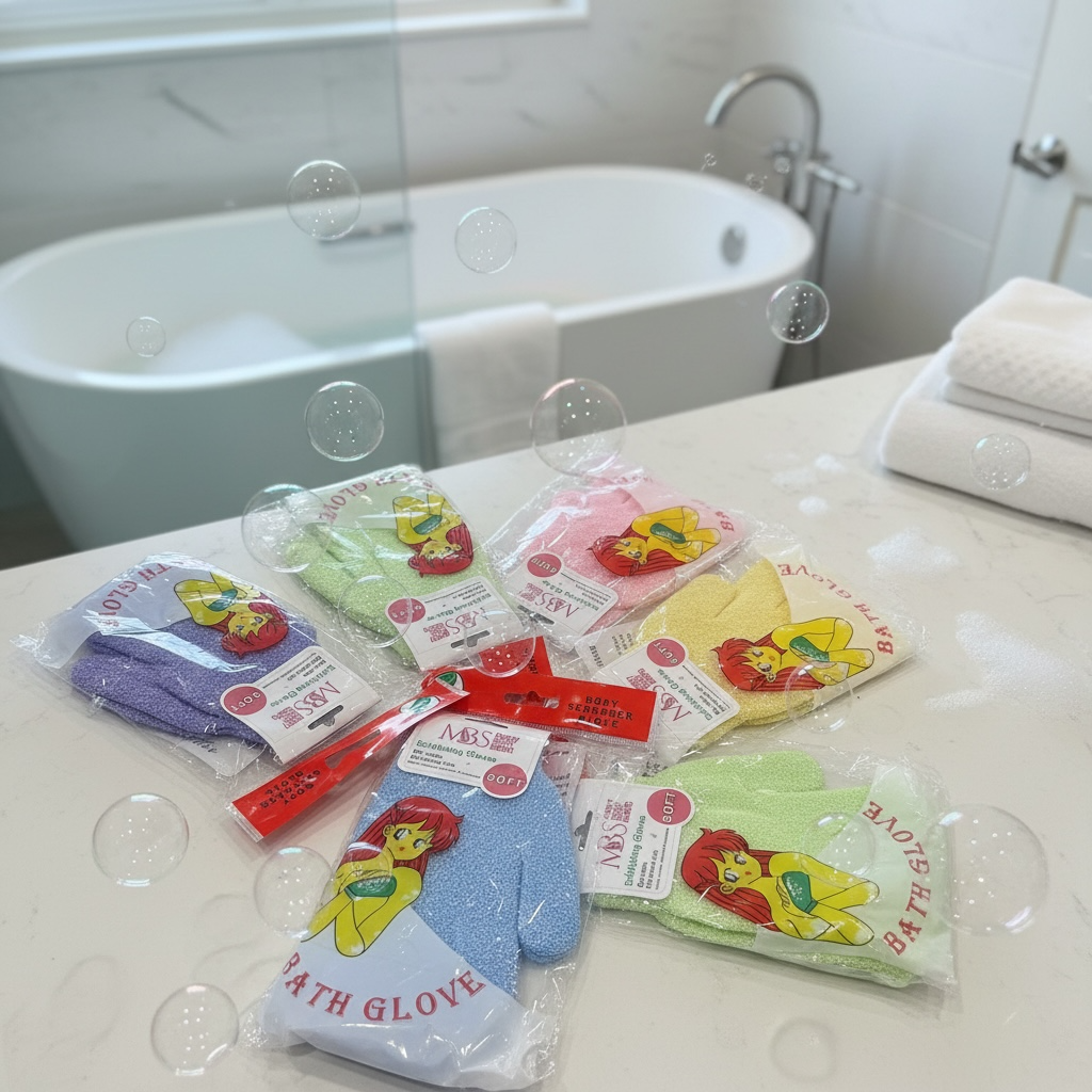 Bath Exfoliating  gloves